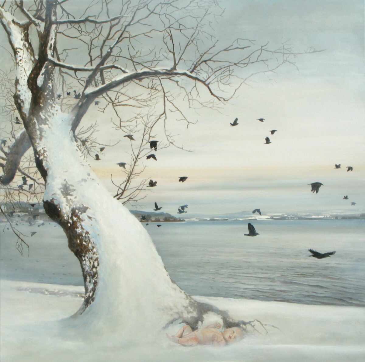 WV-Nr. 1424: Rabenwinter 5 Seen Land - Henning von Gierke 