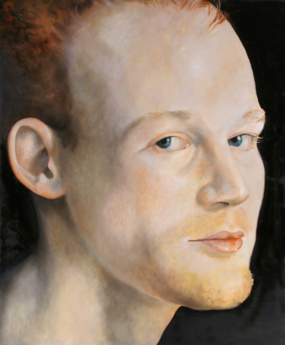 WV-Nr. 1229: Gesichtslandschaft Florian, Narziss (Bilderzyklus Spiegelungen) - Henning von Gierke 