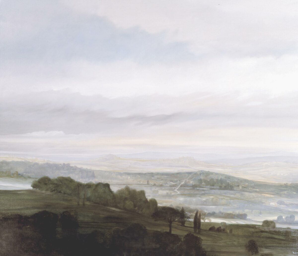 WV-Nr. 1219: Italienische Landschaft, morgens - Henning von Gierke 
