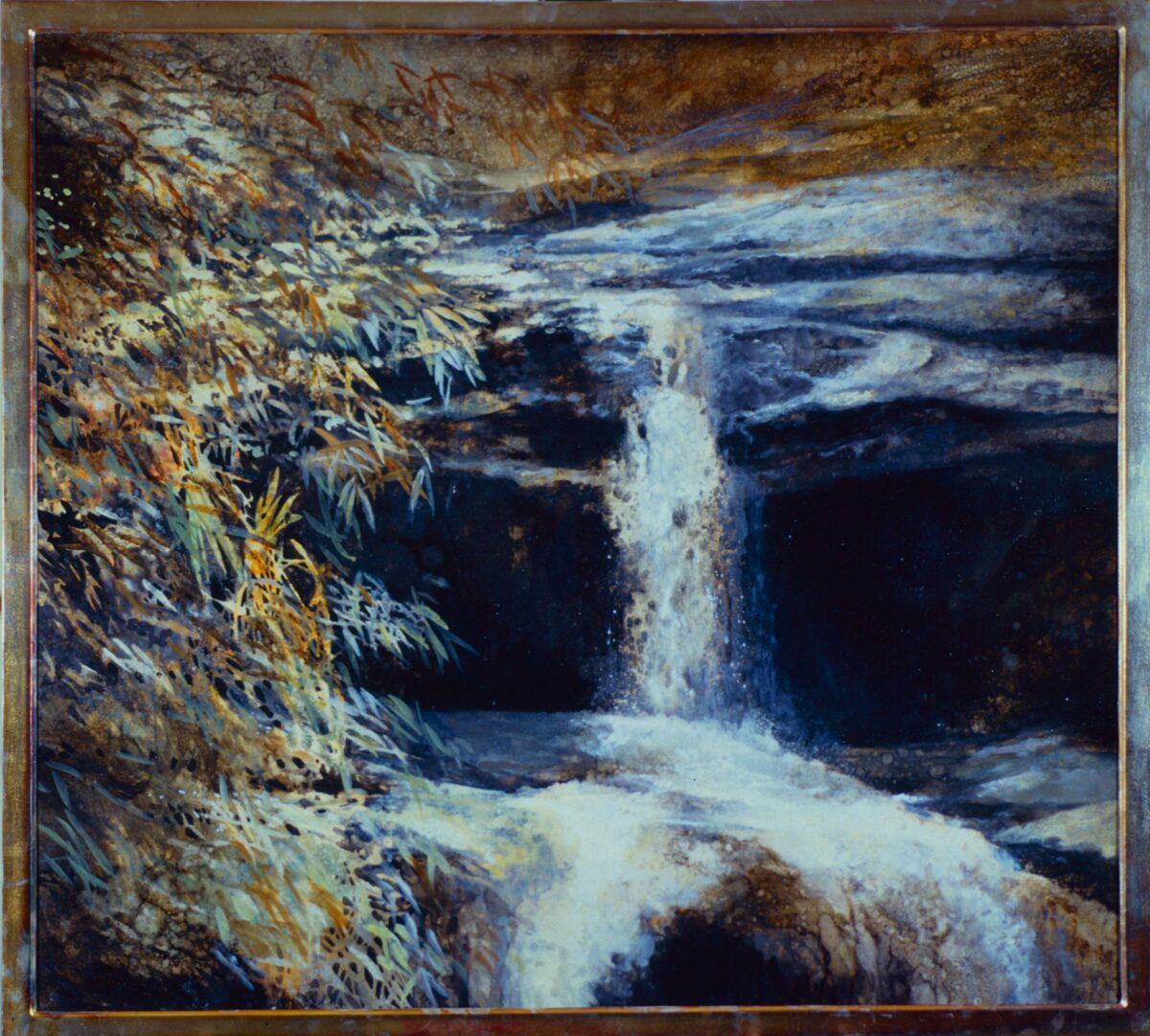 WV-Nr. 0642: Wasserfall I, Thailand März 90 - Henning von Gierke 