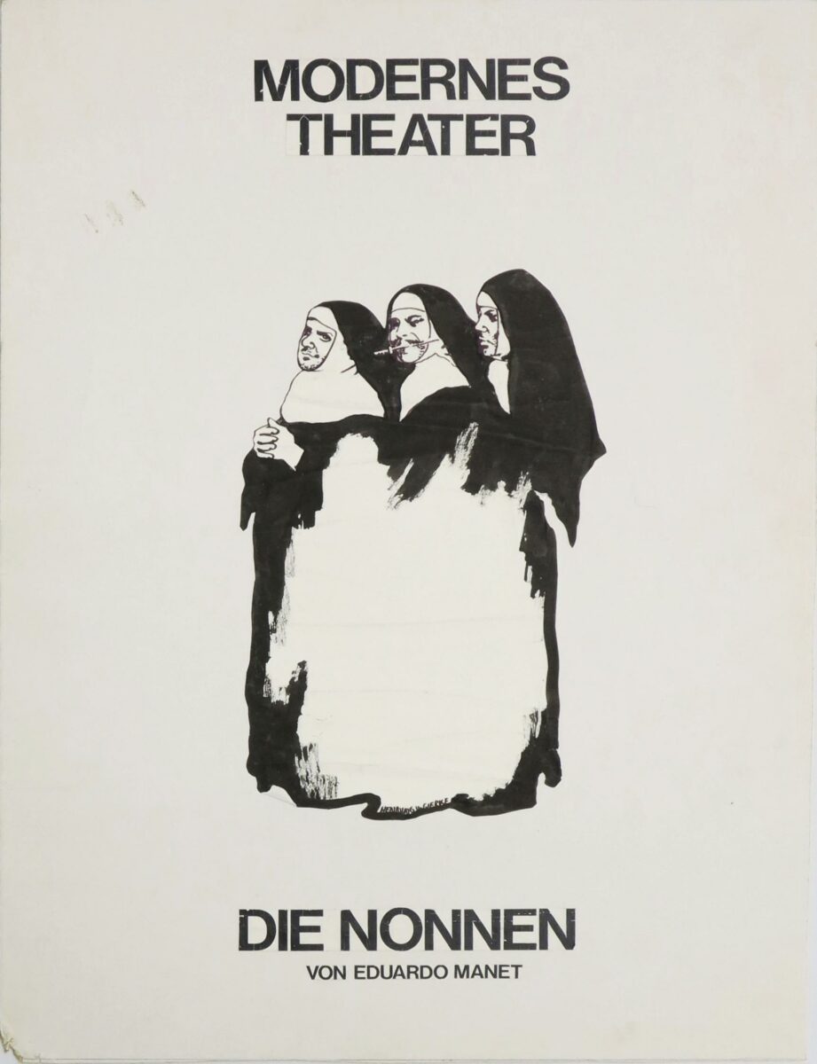 Z-0040: Plakatentwurf Die Nonnen - Henning von Gierke 