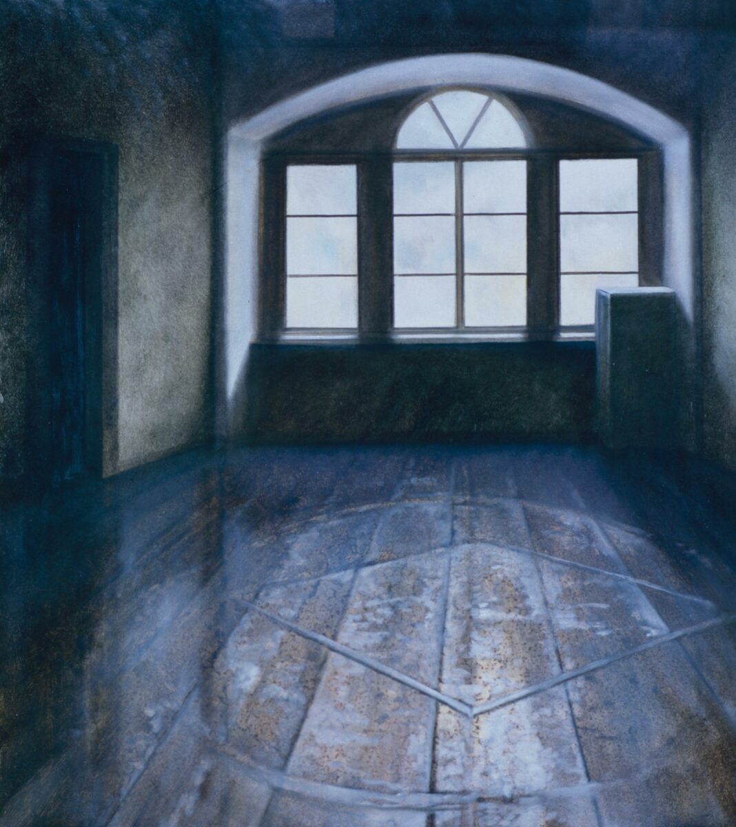 WV-Nr. 0702: Interieur II leerer Saal - Henning von Gierke 