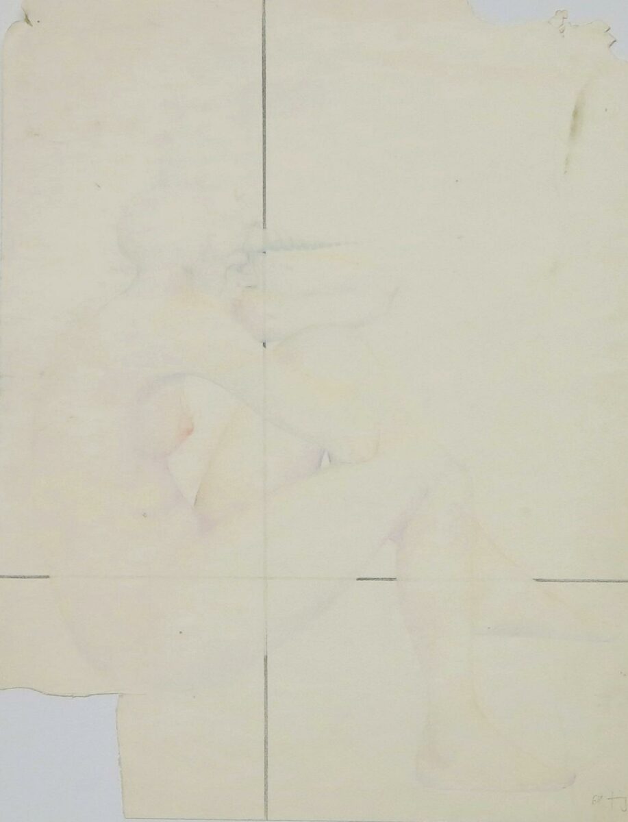 Z-0022: Ohne Titel (Akt in bunt) - Henning von Gierke 