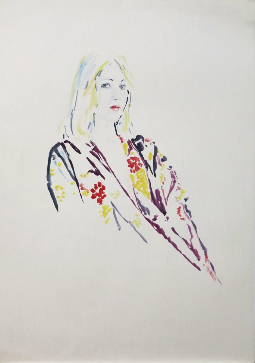 Z-0099: Ohne Titel (Ilga mit Kimono II) - Henning von Gierke 