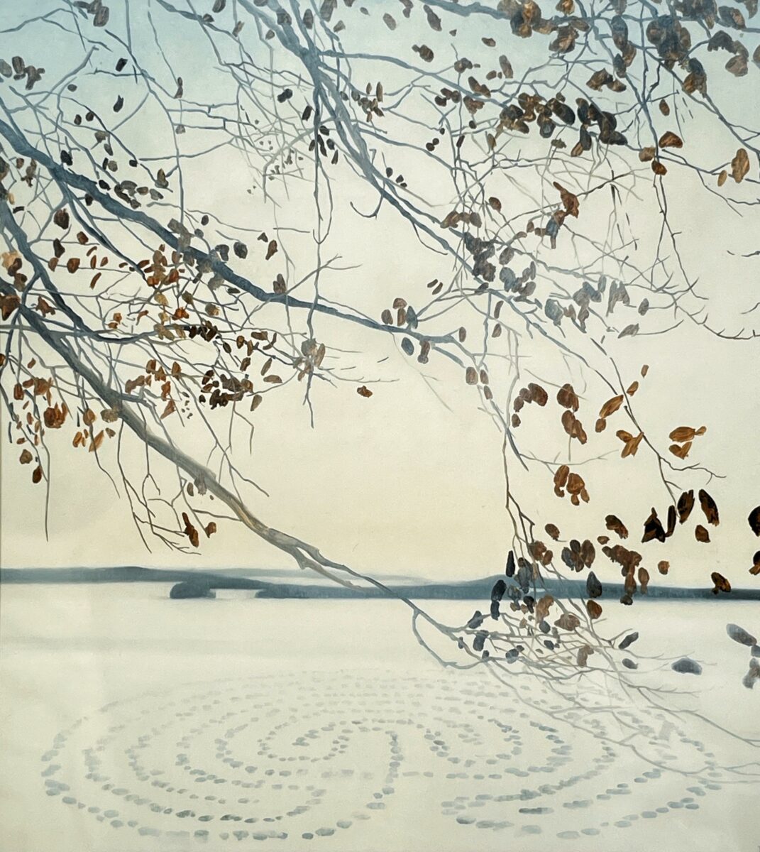 WV-Nr. 0452: Labyrinth/ Spuren im Schnee - Henning von Gierke 