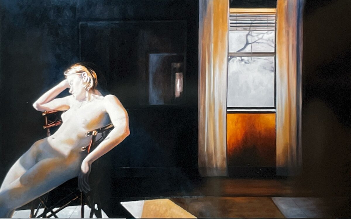 WV-Nr. 1017: Interieur mit Sonnenlicht - Henning von Gierke 