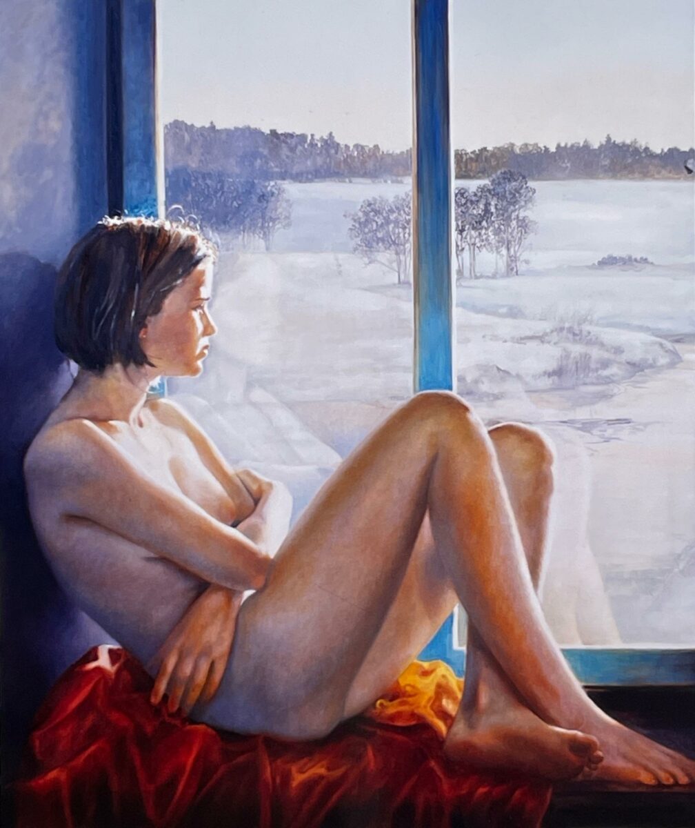 WV-Nr. 1064: Wintersonne (Clara am Fenster) - Henning von Gierke 