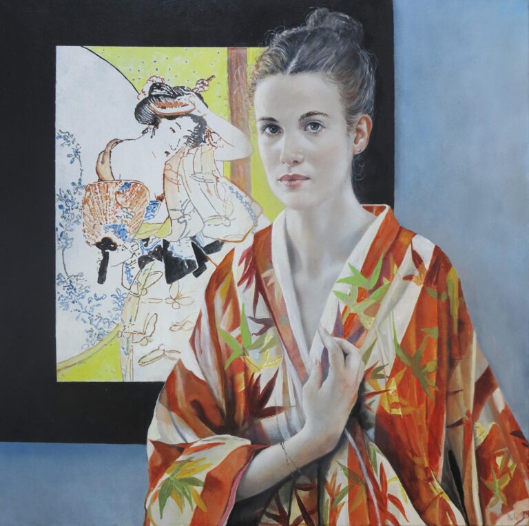 WV-Nr. 1578: Der orange Kimono II - Henning von Gierke 