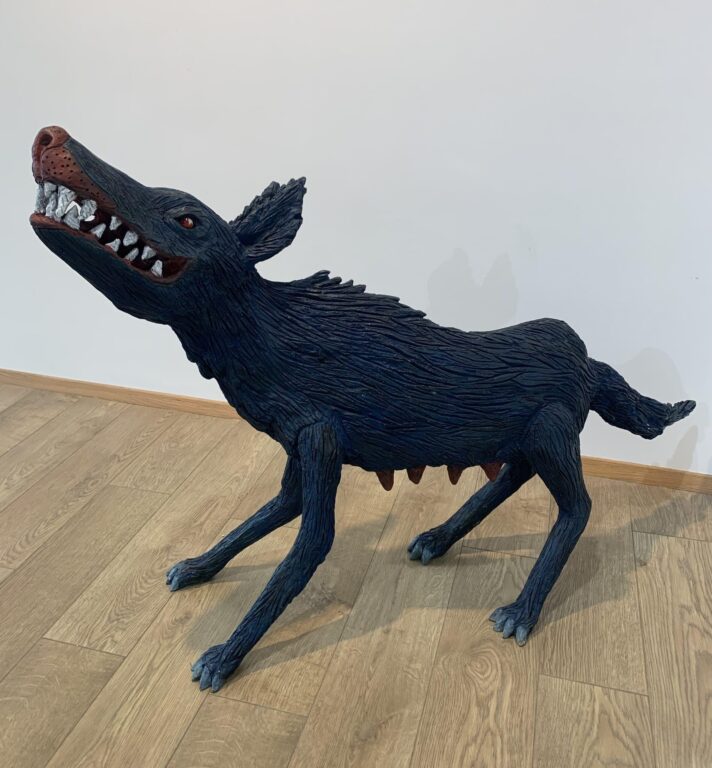 Louve des Vosges ( Vogesenwölfin) - Raymond Emile Waydelich 