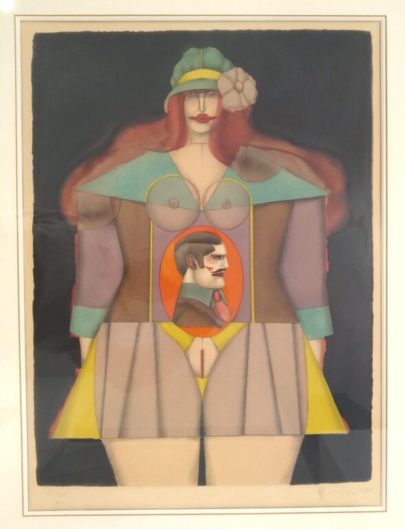 Richard Lindner Estate Richard Lindner, MT, Farblithographie, 1975. 15/125