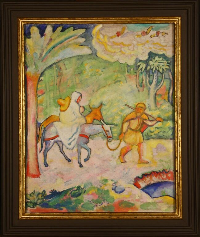 August Macke Estate August Macke, MT, Öl auf Leinwand, 1910
