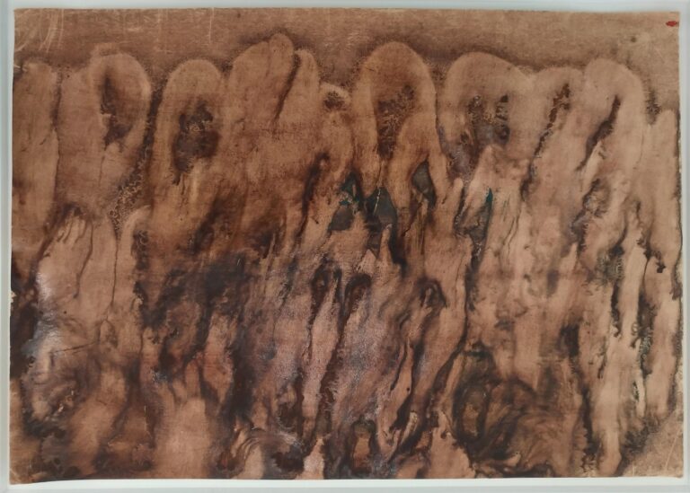 Mark Tobey estate Mark Tobey, MT, Öl auf chamois velin, 1966/68