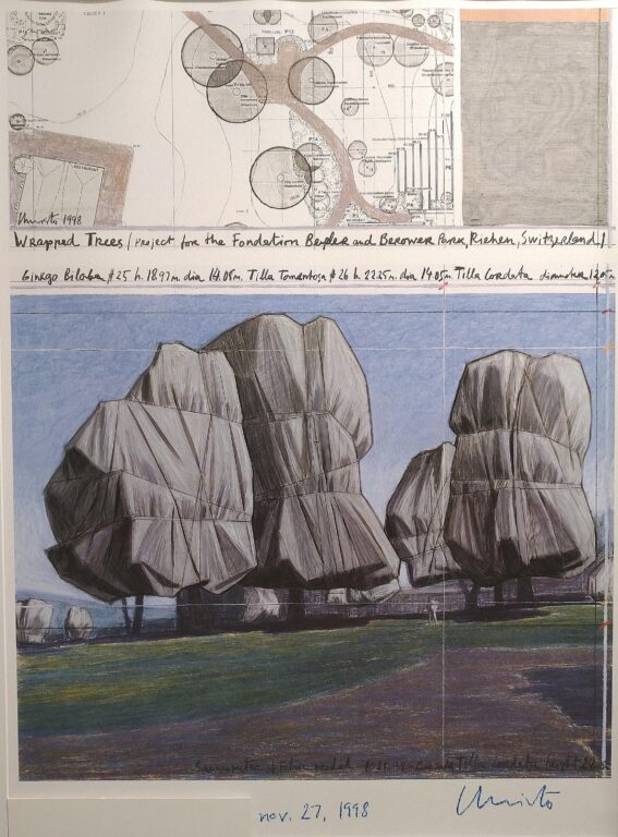 Wladimirow Jawaschew, Christo Estate Cristo, MT, Signed, dated and dedicated in blue