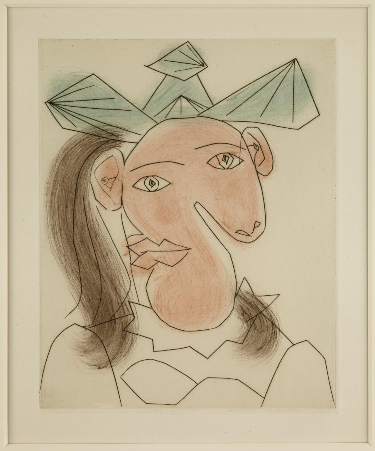 Tête de Femme No.7, Portrait de Dora Maar - Pablo Picasso 