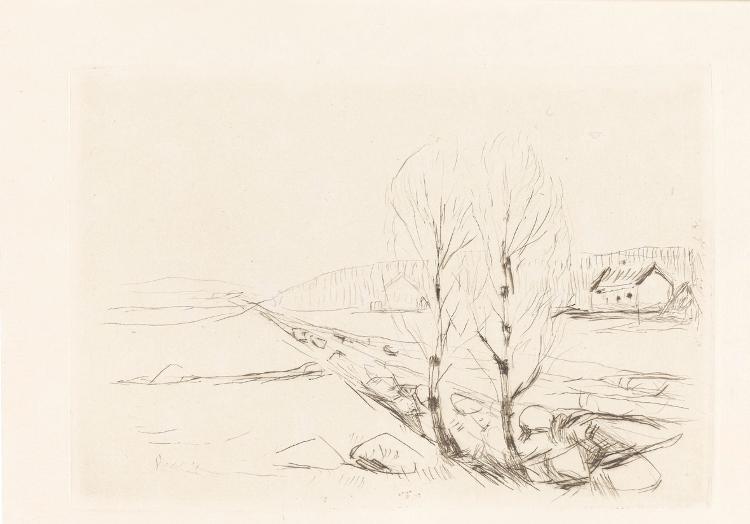 Norwegische Landschaft (Norwegian Landscape). - Edvard Munch 