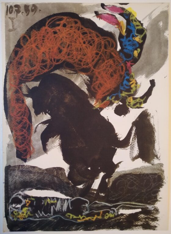 From: Toros y Toreros. Texte de Luis Miguel Dominguin et une étude de Georges Boudaille. - Pablo Picasso 