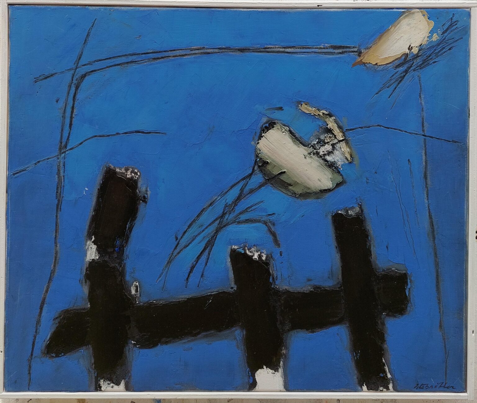 Blauer Raum - Joseph Ebnöter 
