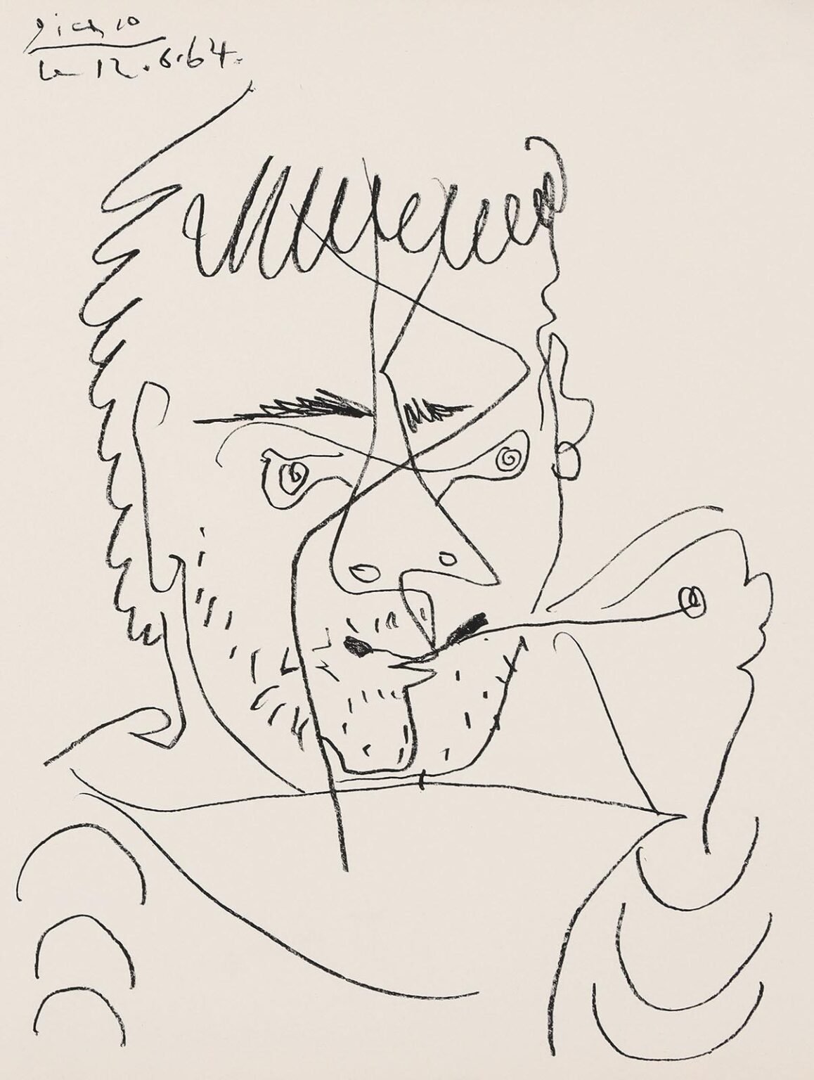 Le Fumeur - Pablo Picasso 