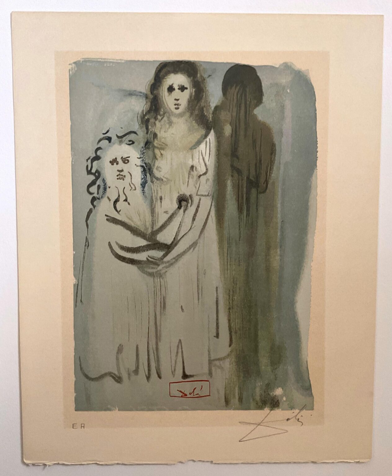 Dans la fumée des Coléreux (Im Rauch der Wütenden) - Salvador Felipe Jacinto Dalí i Domènech, ab 1982 Marqués de Dalí de Púbol 