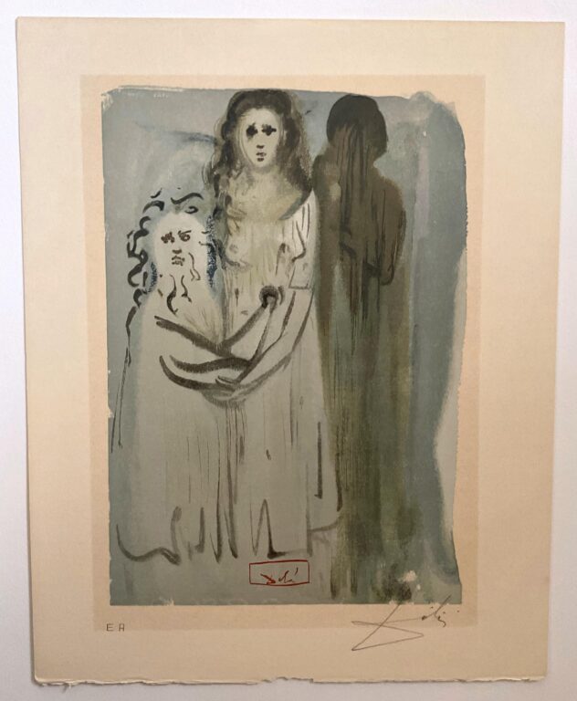 Dans la fumée des Coléreux (Im Rauch der Wütenden) - Salvador Felipe Jacinto Dalí i Domènech, ab 1982 Marqués de Dalí de Púbol 