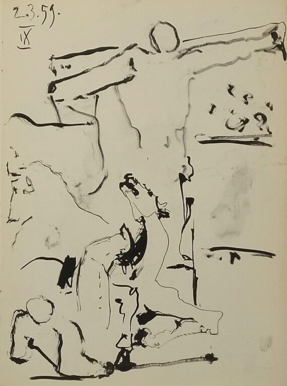 From: Toros y Toreros. Texte de Luis Miguel Dominguin et une étude de Georges Boudaille. - Pablo Picasso 