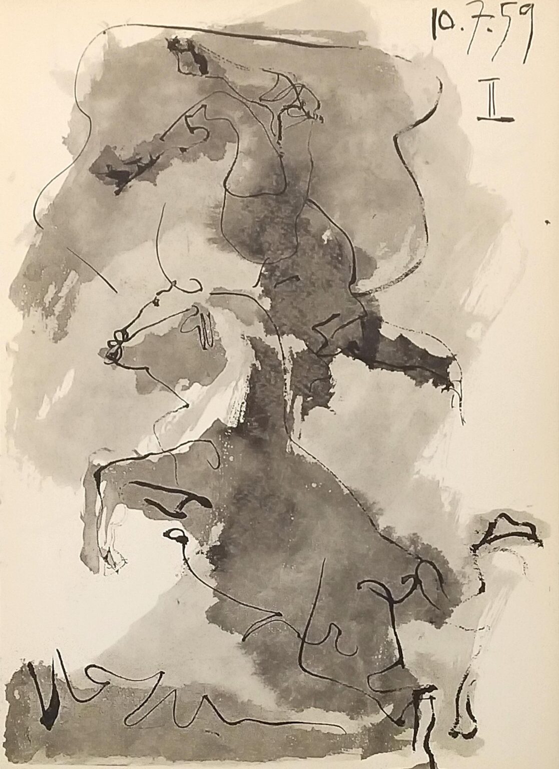 From: Toros y Toreros. Texte de Luis Miguel Dominguin et une étude de Georges Boudaille. - Pablo Picasso 