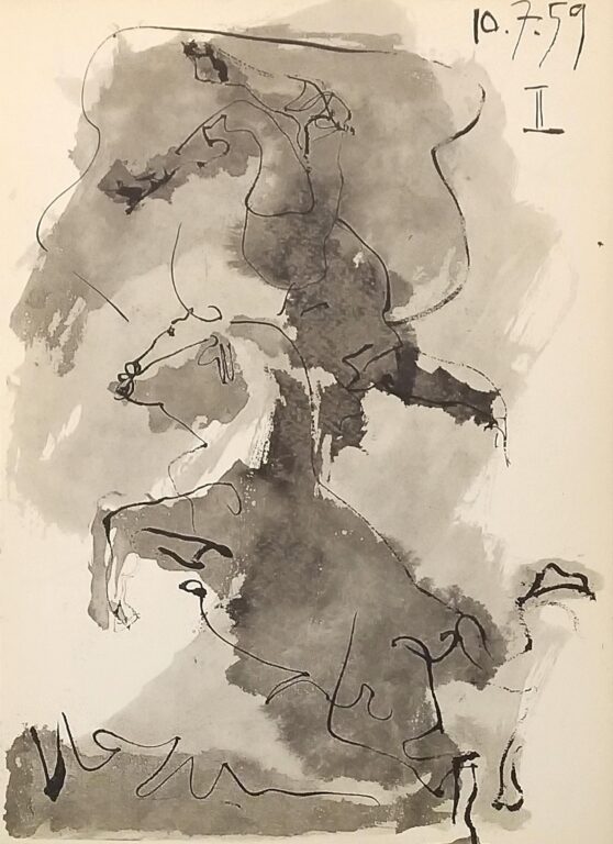 From: Toros y Toreros. Texte de Luis Miguel Dominguin et une étude de Georges Boudaille. - Pablo Picasso 