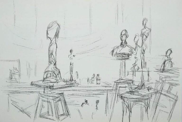 Derrière le Miroir - Alberto Giacometti 