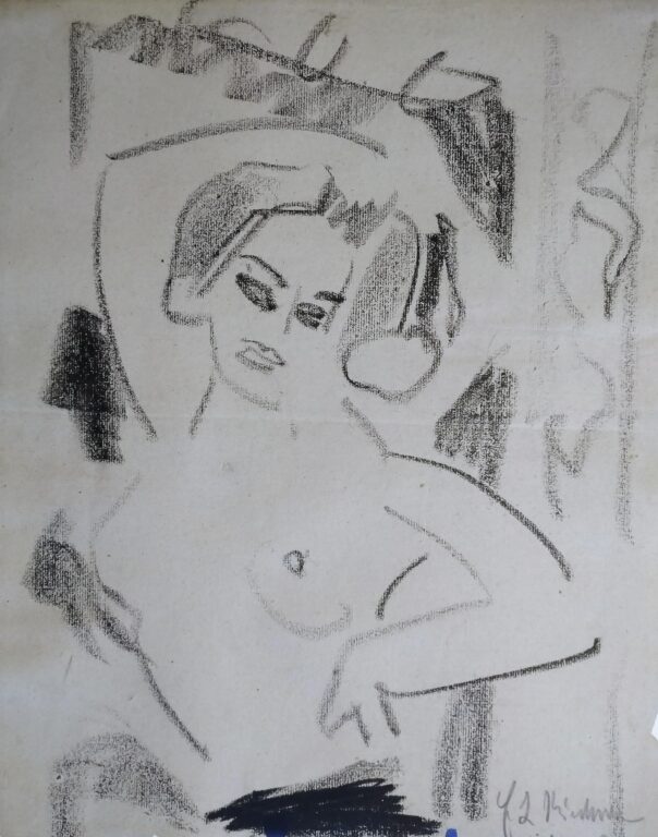 Tänzerin – Dodo (Dancer – Dodo) - Ernst Ludwig Kirchner 