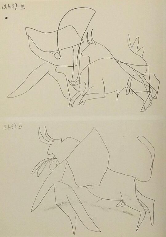 From: Toros y Toreros. Texte de Luis Miguel Dominguin et une étude de Georges Boudaille. - Pablo Picasso 