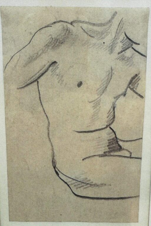 Männlicher Akt 4 - August Macke 