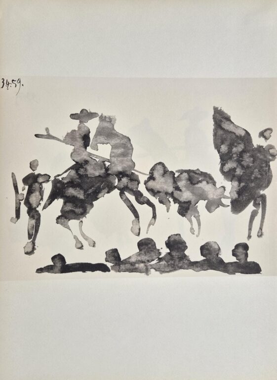 From: Toros y Toreros. Texte de Luis Miguel Dominguin et une étude de Georges Boudaille. - Pablo Picasso 