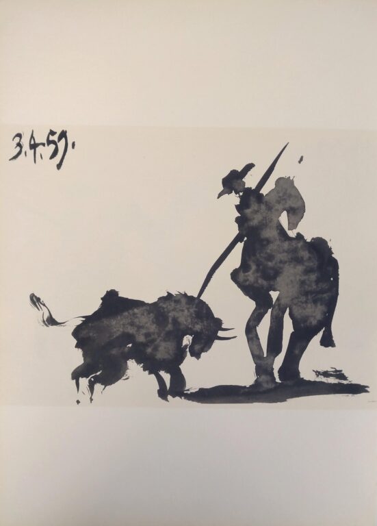 From: Toros y Toreros. Texte de Luis Miguel Dominguin et une étude de Georges Boudaille. - Pablo Picasso 