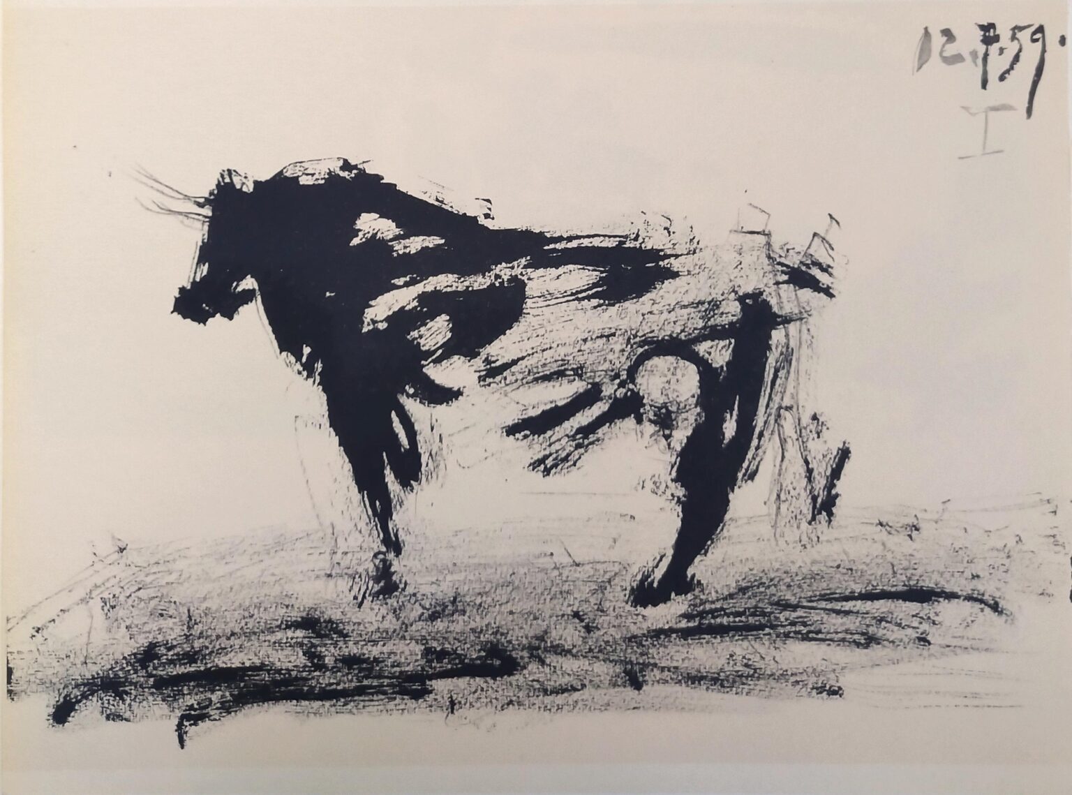 From: Toros y Toreros. Texte de Luis Miguel Dominguin et une &eacute;tude de Georges Boudaille. - Pablo Picasso 
