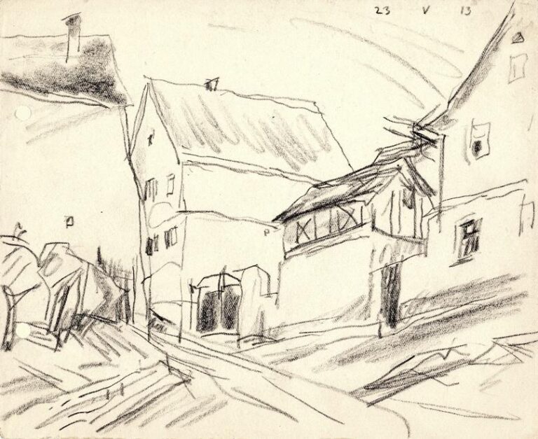 Dorfstrasse 23 V 13 - Lyonel Feininger 