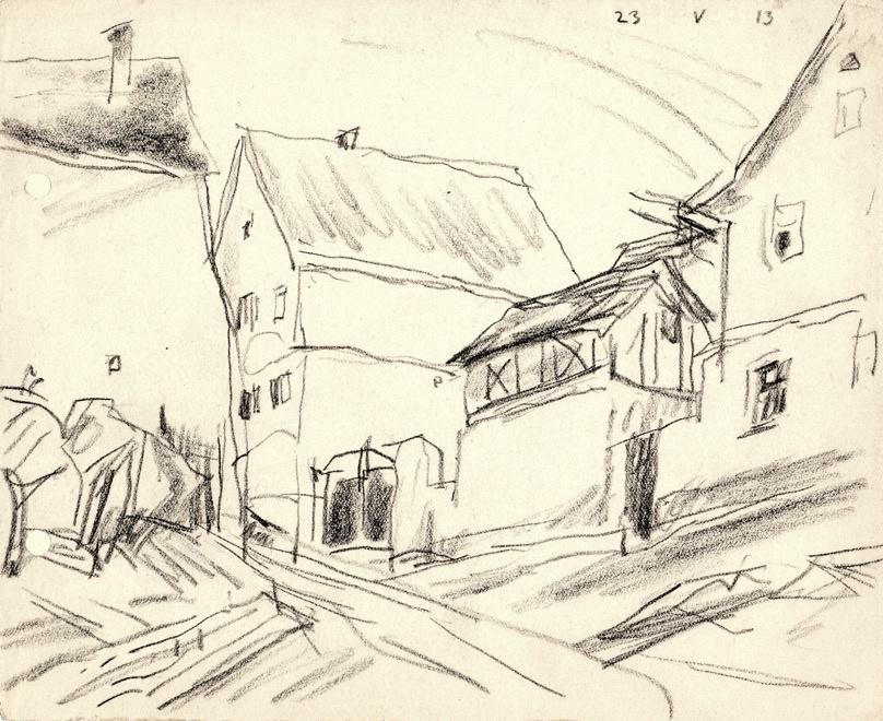 Dorfstrasse 23 V 13 - Lyonel Feininger 