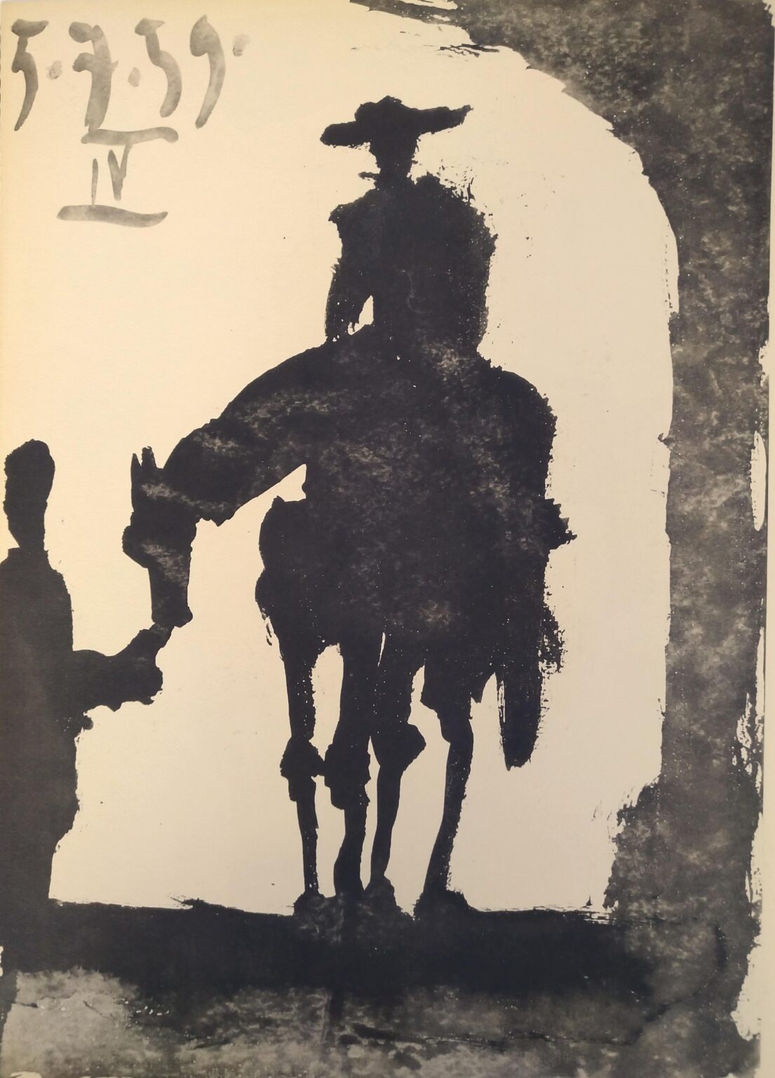 From: Toros y Toreros. Texte de Luis Miguel Dominguin et une &eacute;tude de Georges Boudaille. - Pablo Picasso 