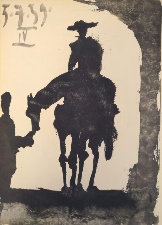 From: Toros y Toreros. Texte de Luis Miguel Dominguin et une étude de Georges Boudaille. - Pablo Picasso 