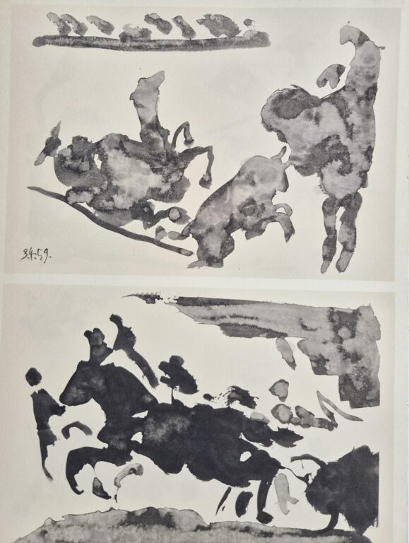 From: Toros y Toreros. Texte de Luis Miguel Dominguin et une étude de Georges Boudaille. - Pablo Picasso 