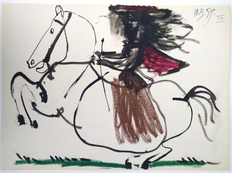 From: Toros y Toreros. Texte de Luis Miguel Dominguin et une étude de Georges Boudaille. - Pablo Picasso 