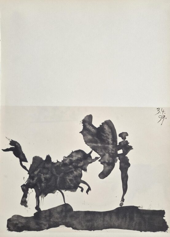 From: Toros y Toreros. Texte de Luis Miguel Dominguin et une étude de Georges Boudaille. - Pablo Picasso 