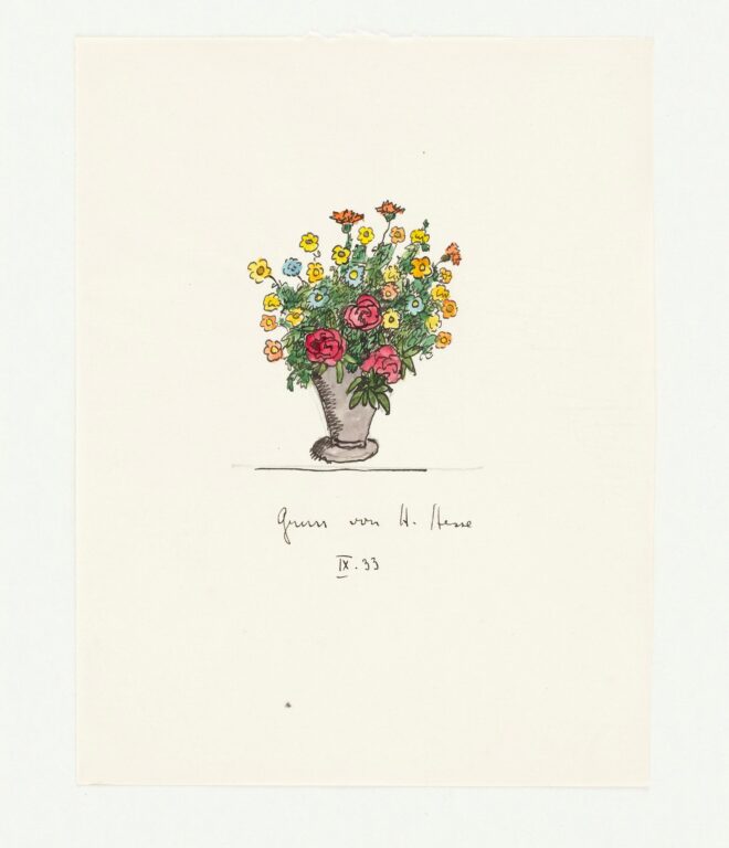 Blumenstrauss - Hermann Hesse 