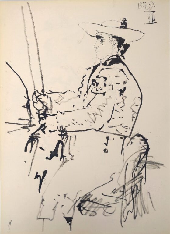 From: Toros y Toreros. Texte de Luis Miguel Dominguin et une étude de Georges Boudaille. - Pablo Picasso 