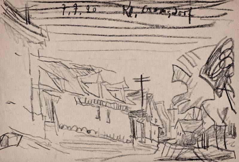 Klein-Kromsdorf - Lyonel Feininger 