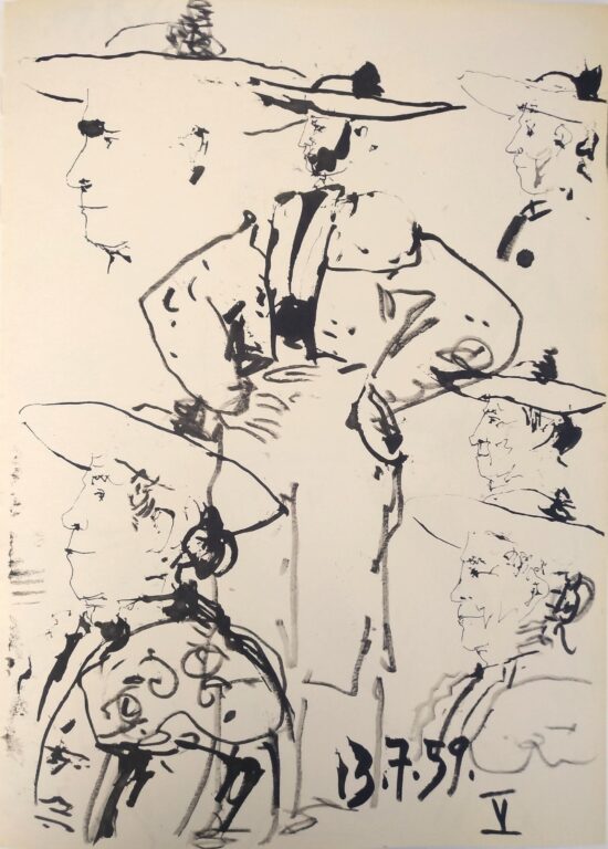 From: Toros y Toreros. Texte de Luis Miguel Dominguin et une étude de Georges Boudaille. - Pablo Picasso 