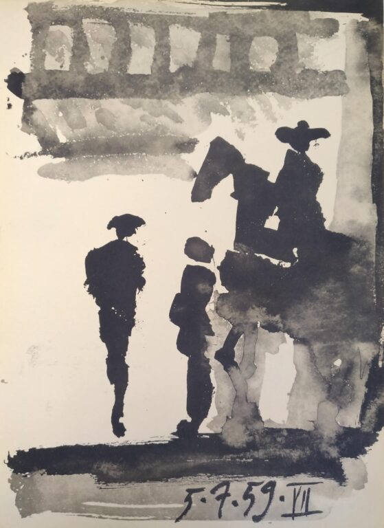 From: Toros y Toreros. Texte de Luis Miguel Dominguin et une étude de Georges Boudaille. - Pablo Picasso 