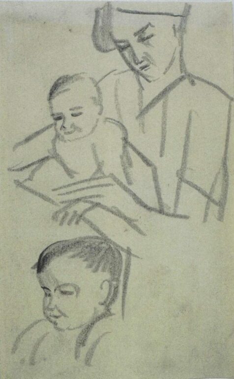 Mutter mit Kindern - August Macke 