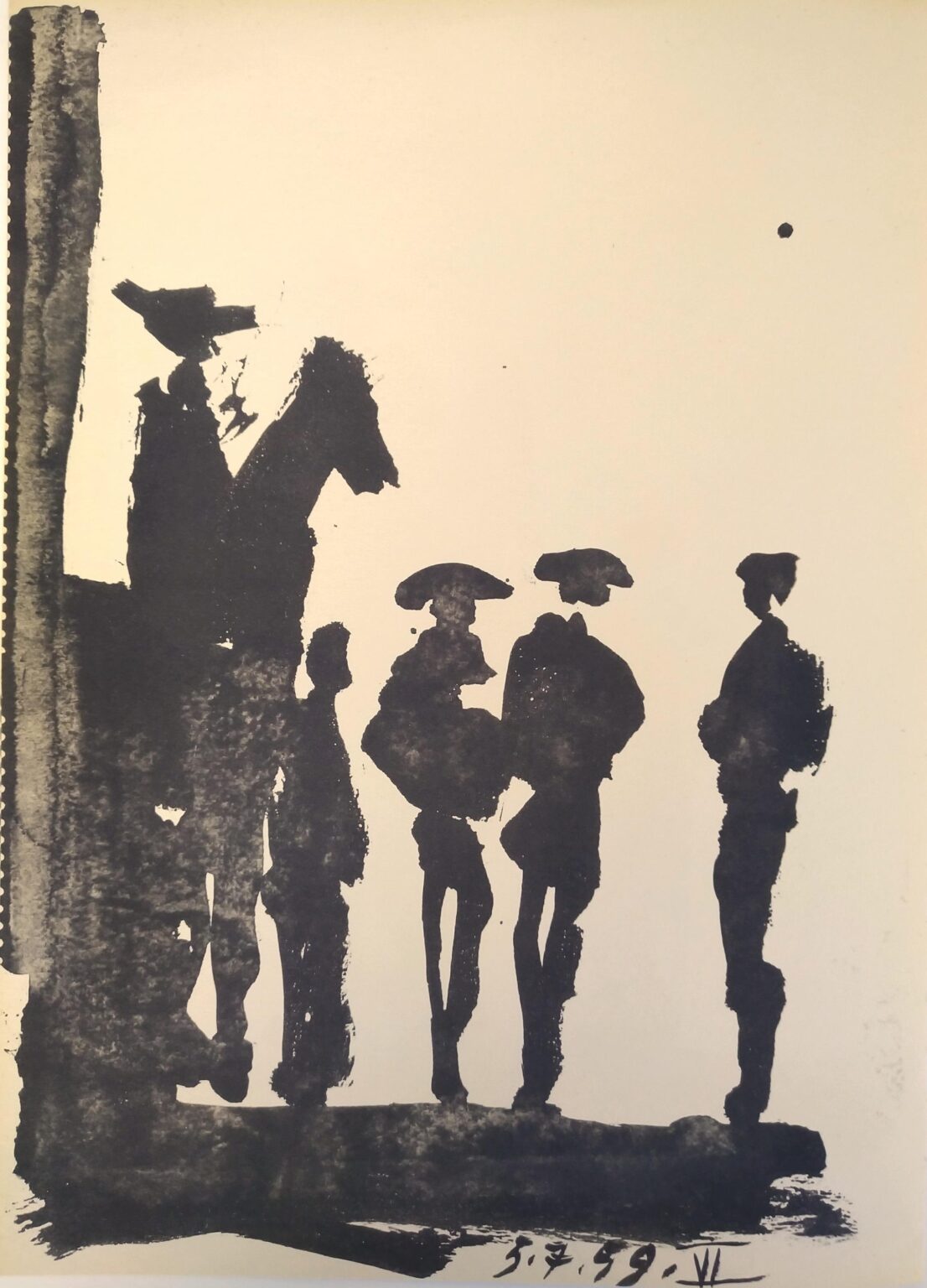 From: Toros y Toreros. Texte de Luis Miguel Dominguin et une &eacute;tude de Georges Boudaille. - Pablo Picasso 