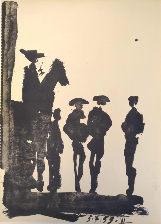 From: Toros y Toreros. Texte de Luis Miguel Dominguin et une étude de Georges Boudaille. - Pablo Picasso 