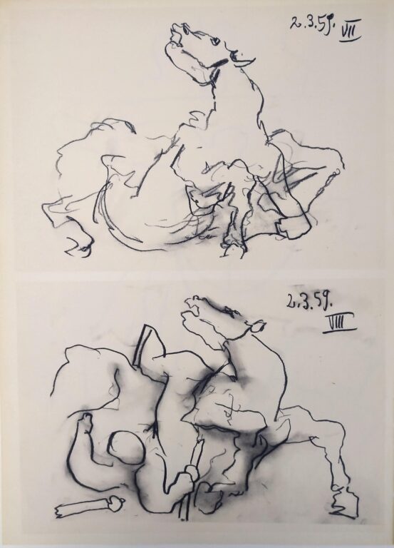 From: Toros y Toreros. Texte de Luis Miguel Dominguin et une étude de Georges Boudaille. - Pablo Picasso 